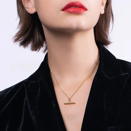 Rhea T-Bar Necklace