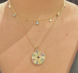 The Wheel Eye Necklace