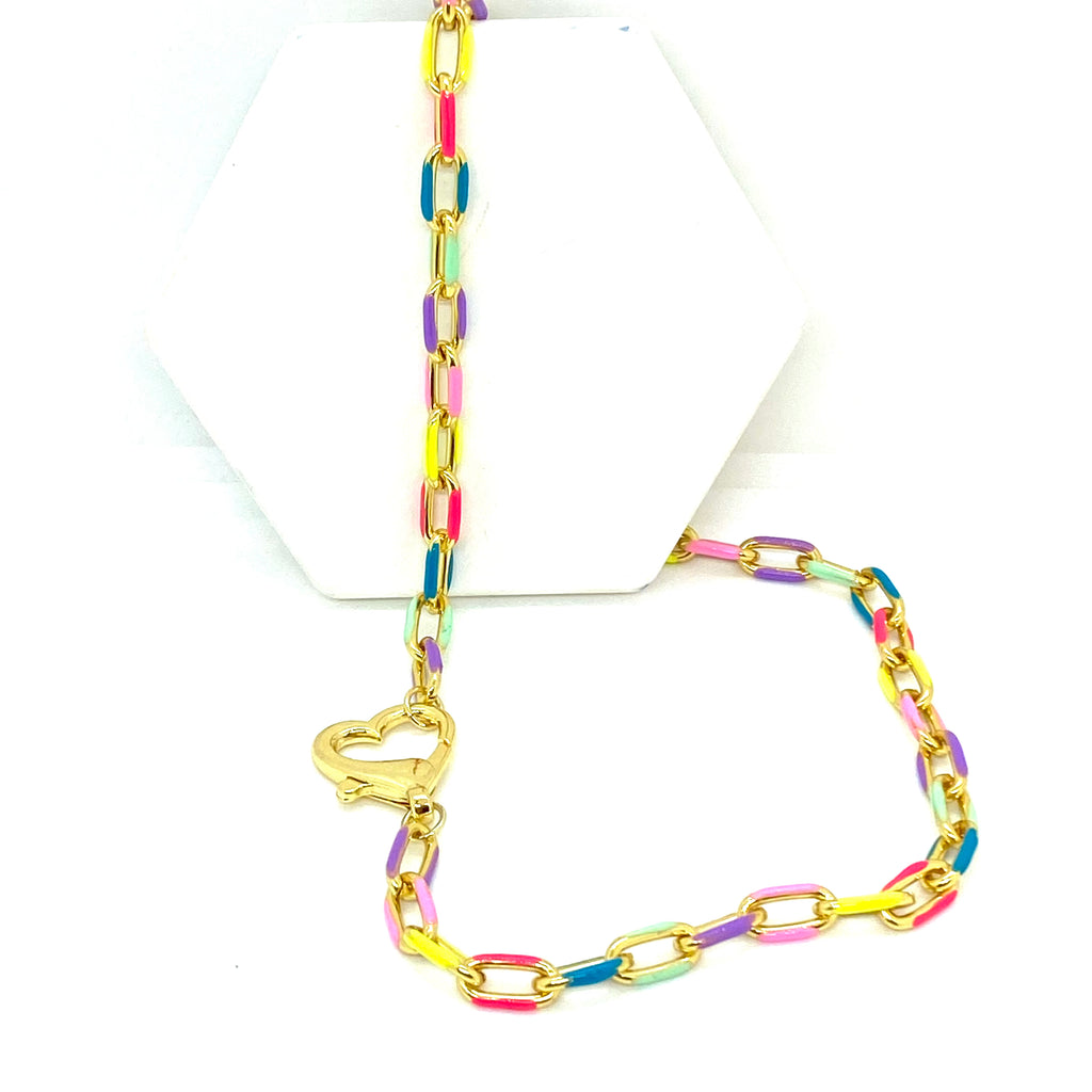 The Hearty Enamel Necklace