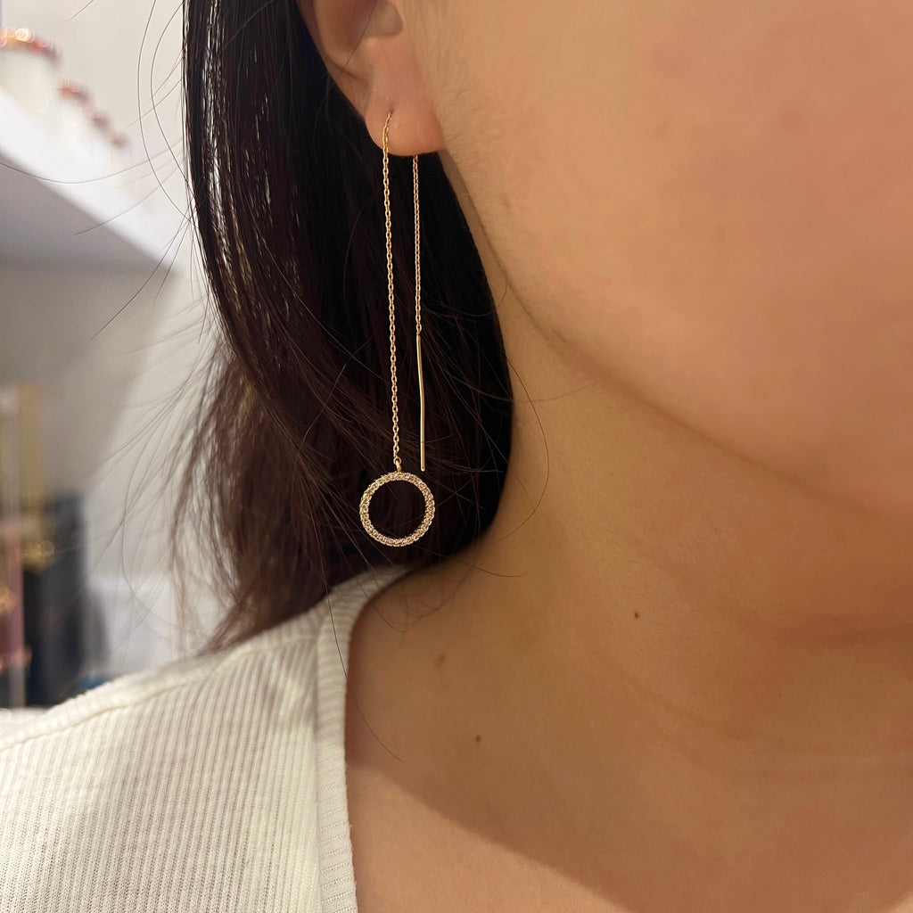 The Circle slot  Earring