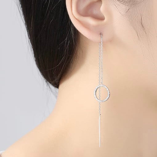 The Circle slot  Earring