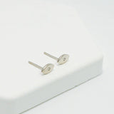 Tiny Crystal Eye Stud