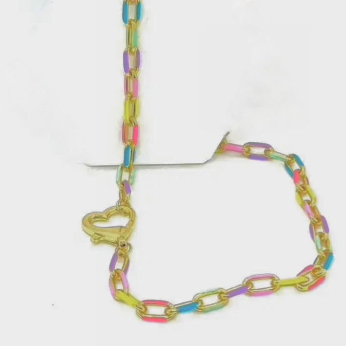 The Hearty Enamel Necklace