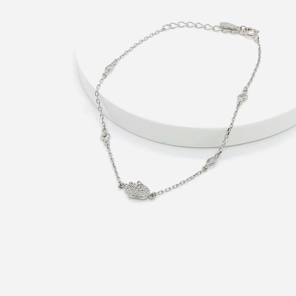 Diamond By The Yard Hamsa Bracelet - ShopHannaLee
