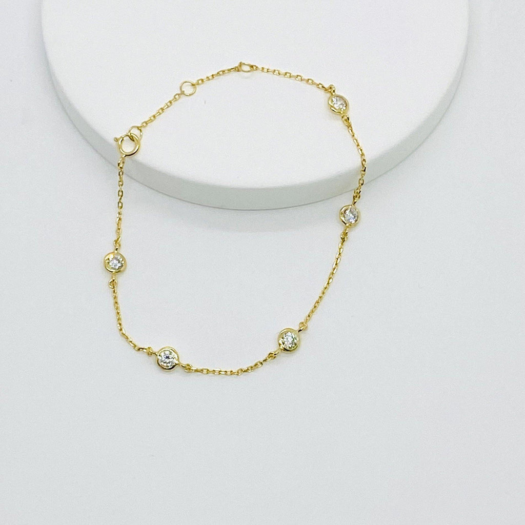 Diamond By The Yard Bracelet - ShopHannaLee