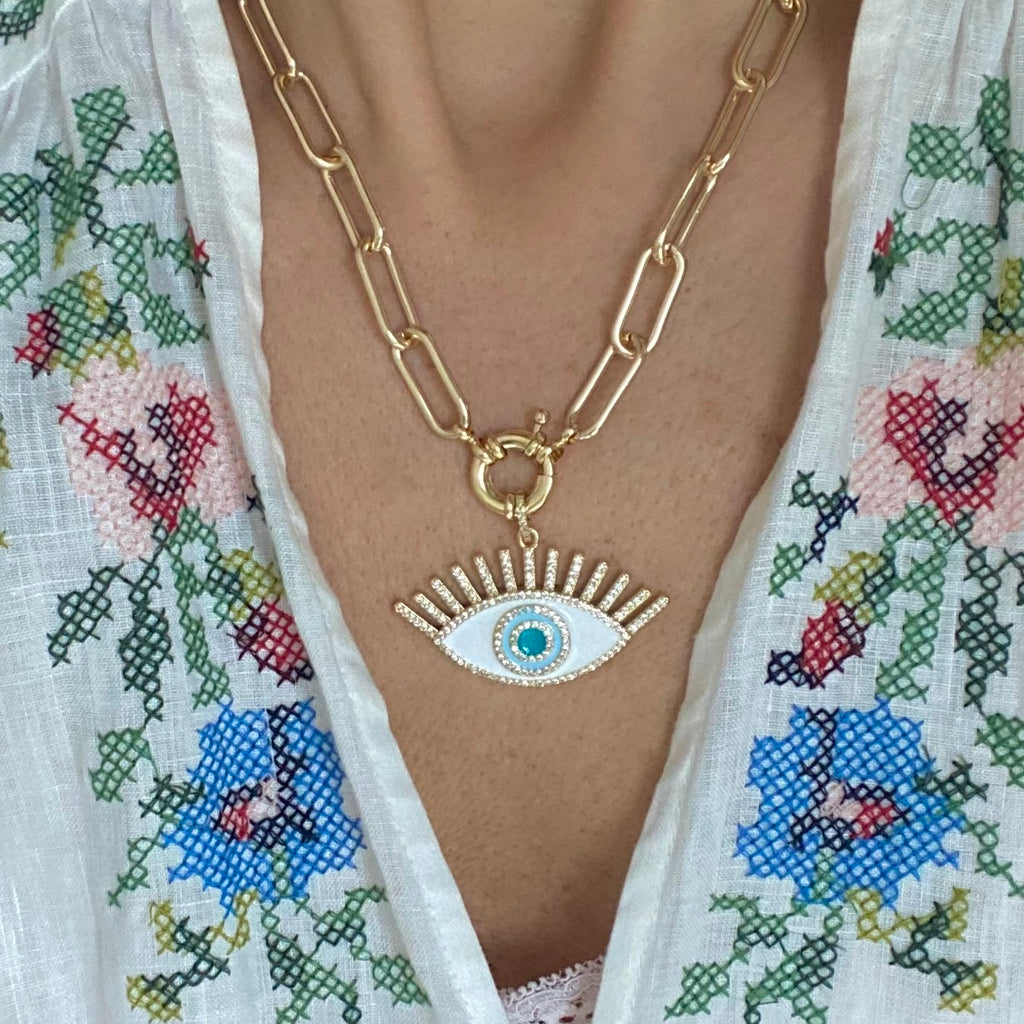 The Spike Eye Necklace