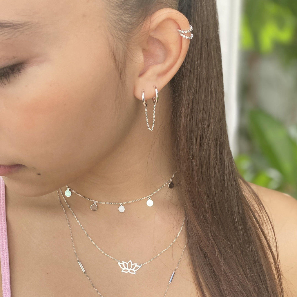 Floating Disc Necklace - ShopHannaLee