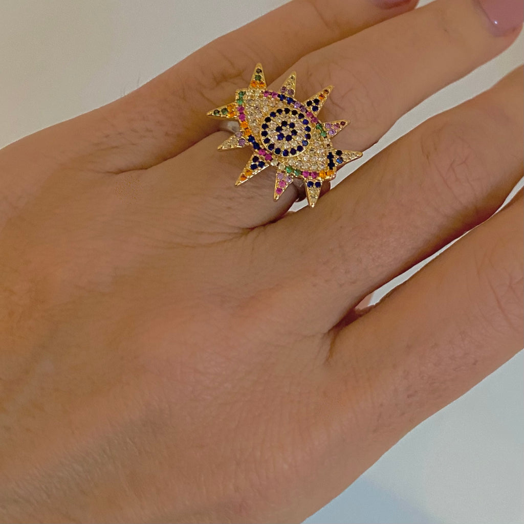 The starburst Eye Ring