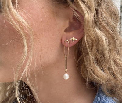 Paperclip Drop Earring - ShopHannaLee