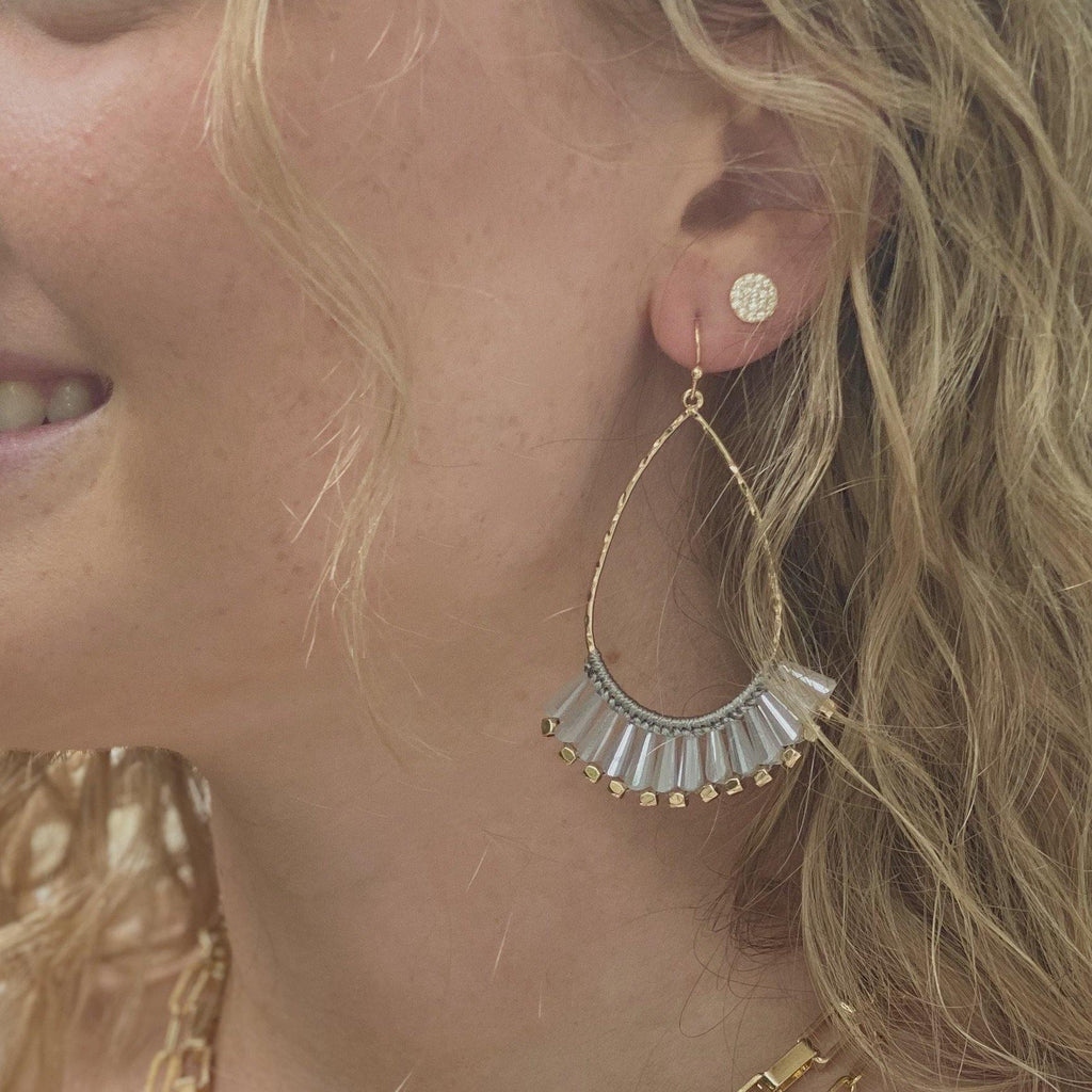 Round Pave Stud - ShopHannaLee