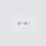 Mini Triple CZ Stud (Sold Individually)