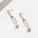 Paperclip Drop Earring
