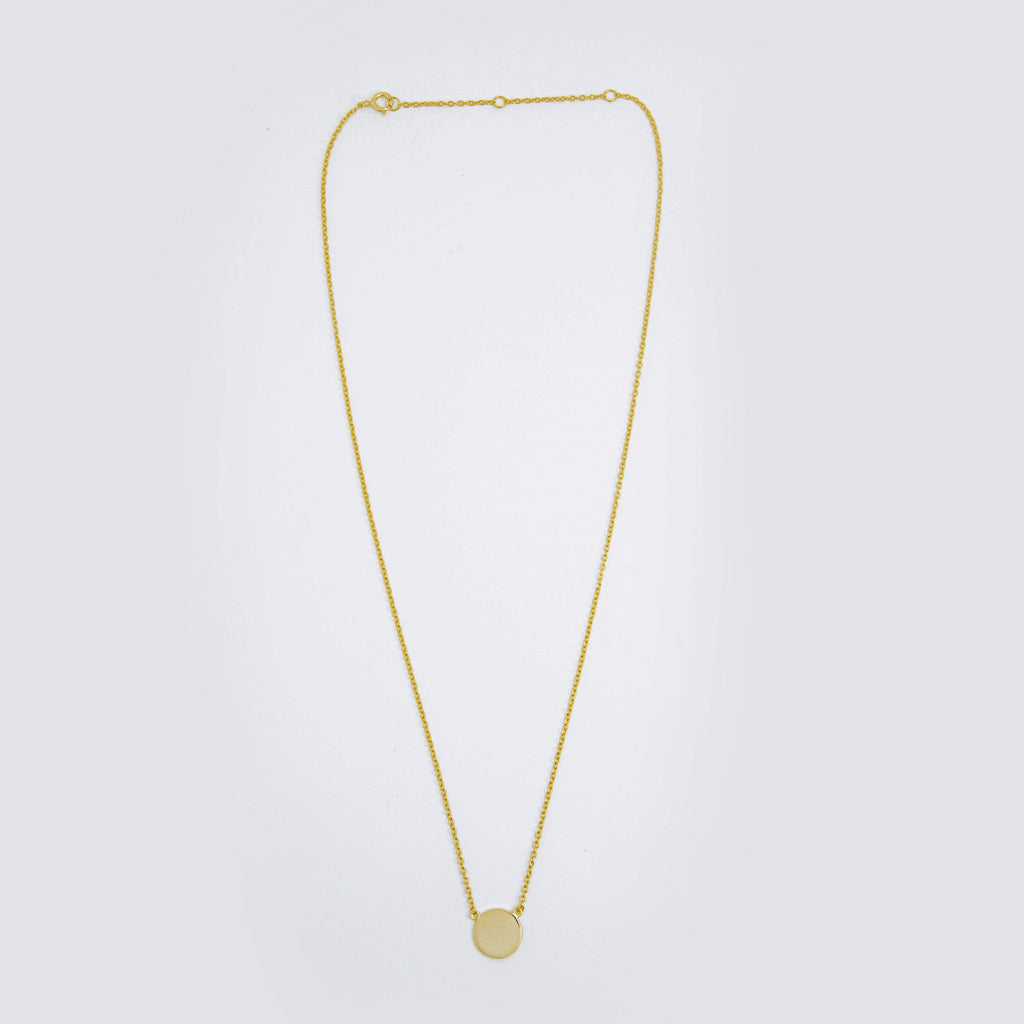 Plain Disc Necklace - ShopHannaLee