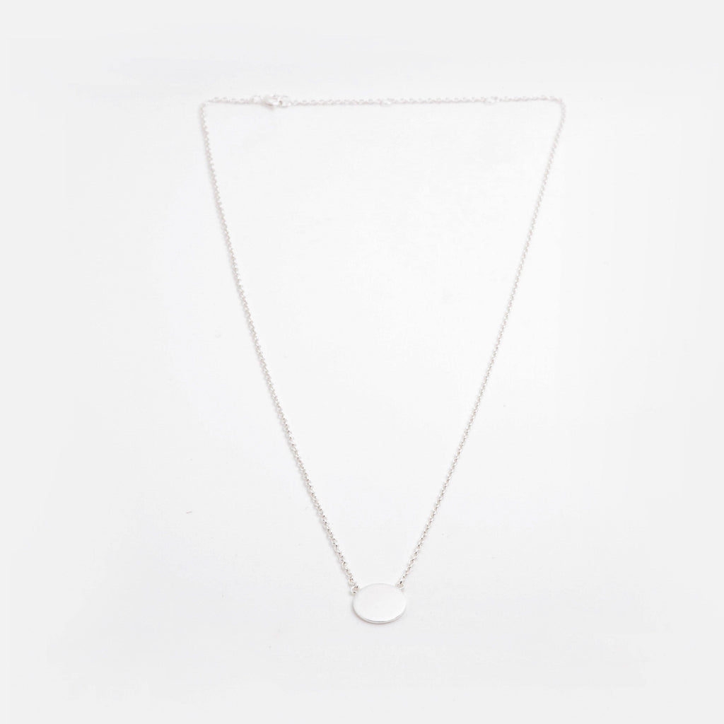 Plain Disc Necklace - ShopHannaLee