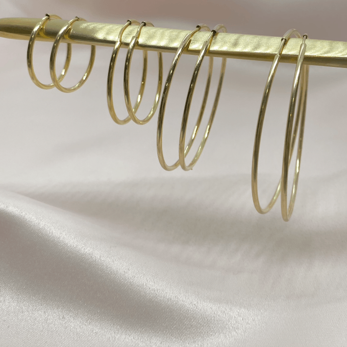 Laura Medium Hoop Earrings - ShopHannaLee