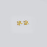 The Pavé Butterfly Stud