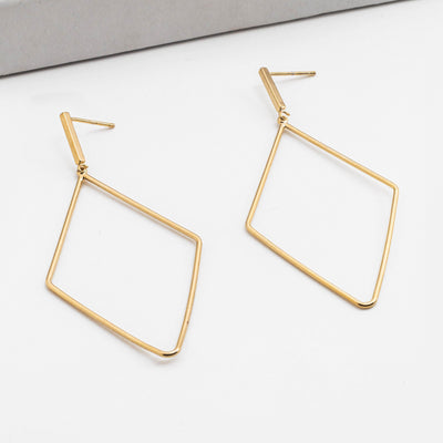 The Open Diamond Earrings - ShopHannaLee