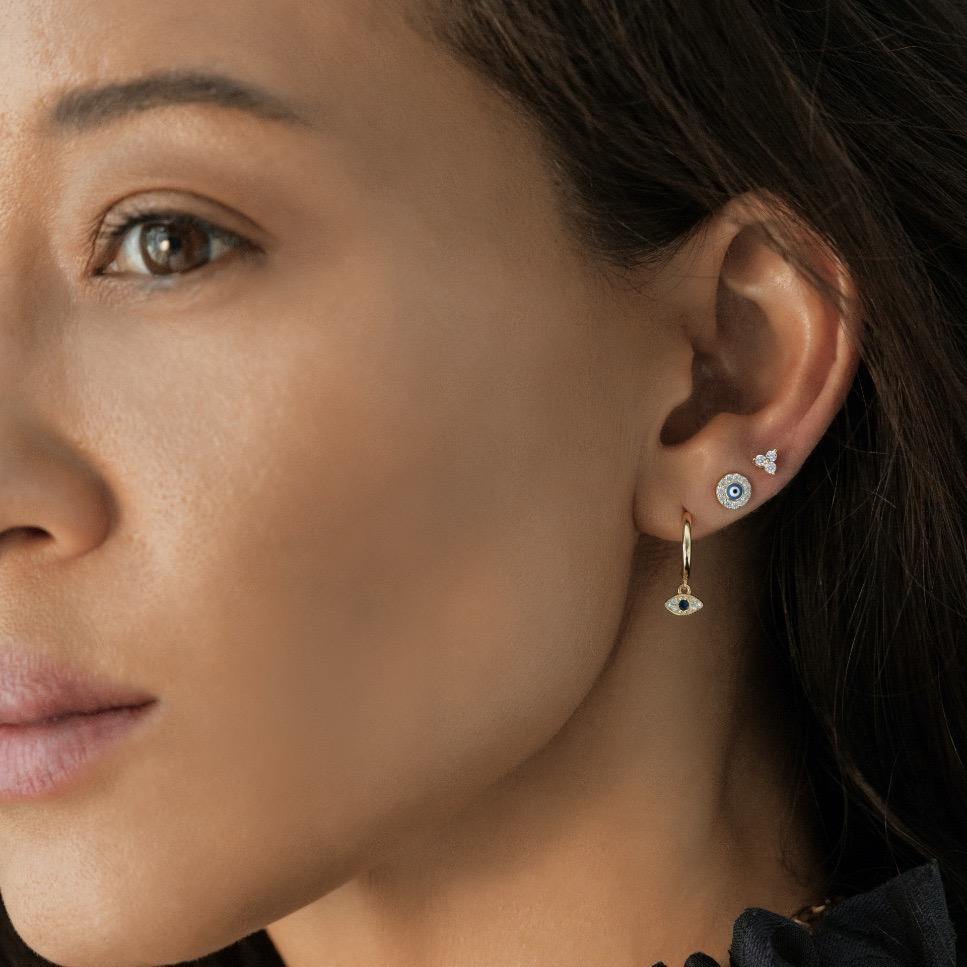 Mini Triple CZ Stud (Sold Individually) - ShopHannaLee