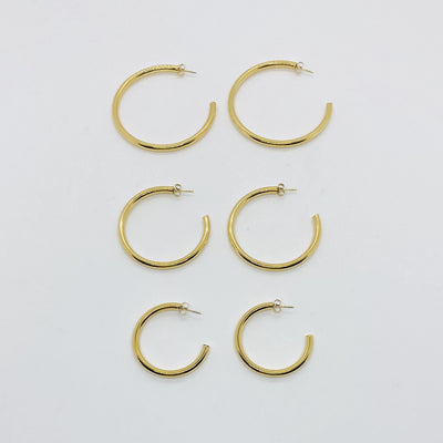 Leah Large Hoop Earrings - ShopHannaLee