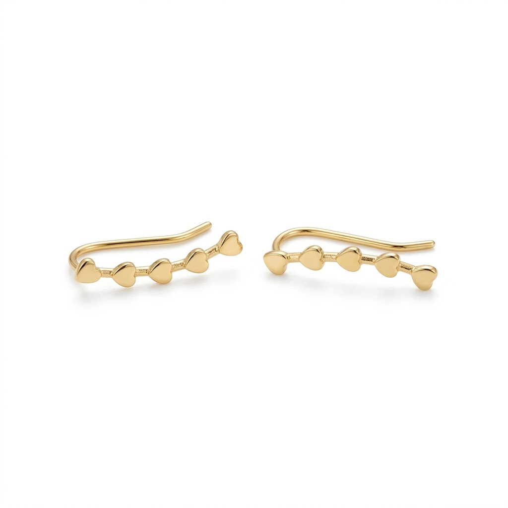 Amora Heart Ear Climber