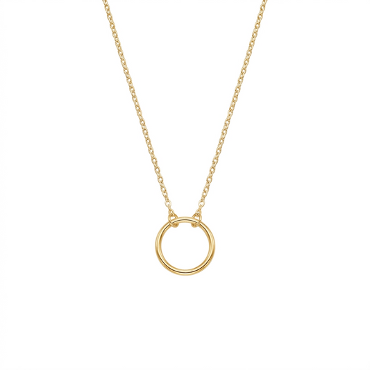 Amora Open Circle Necklace
