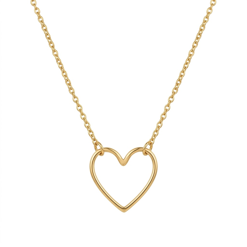 Amora Open Heart Necklace
