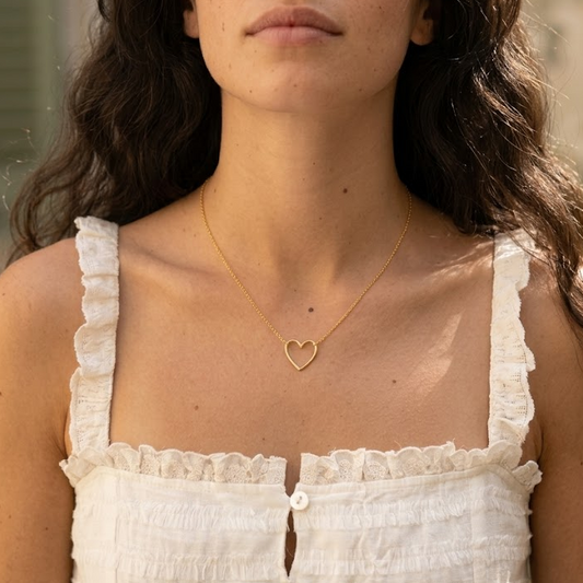 Amora Open Heart Necklace
