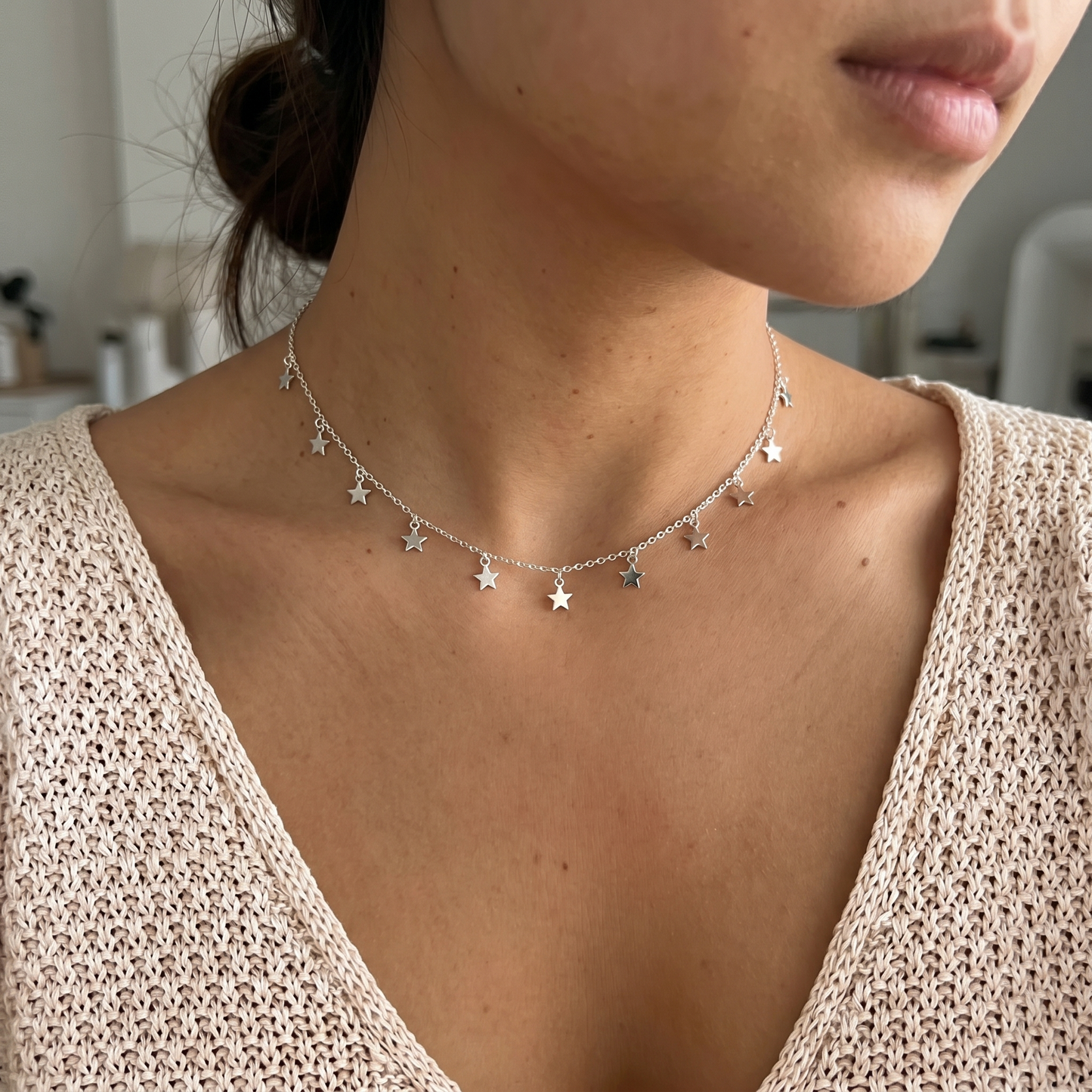 Astra Floating Star Choker