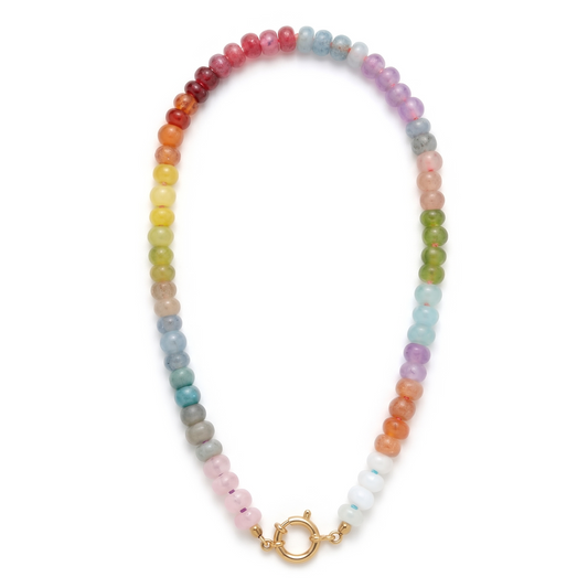 Aura Vibrant Light Beaded Necklace