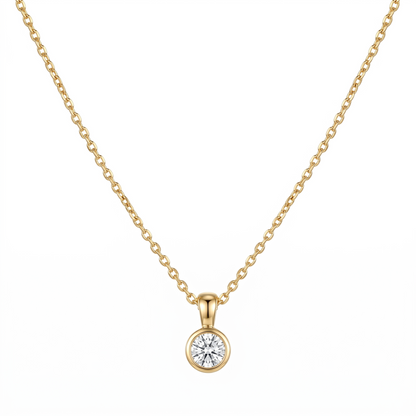 Clair Mini Bezel Necklace