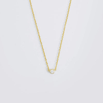 Clair Mini Bezel Necklace