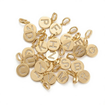 Classic Pavé Letter Pendant