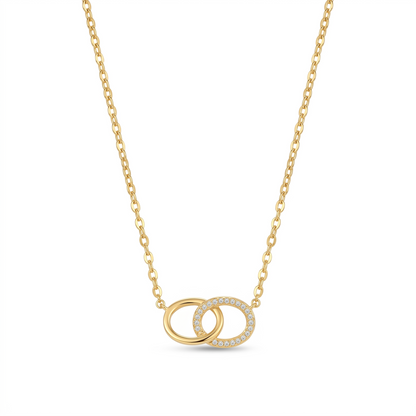Eterna Interlocking Pavé Cable Chain Necklace