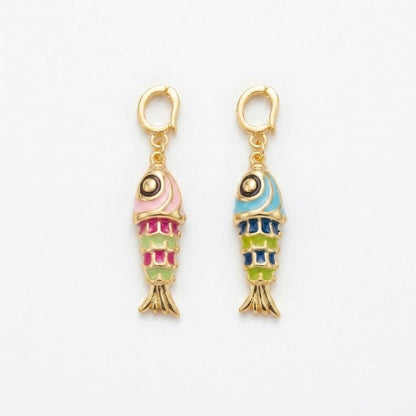 Enamel Fish Pendant