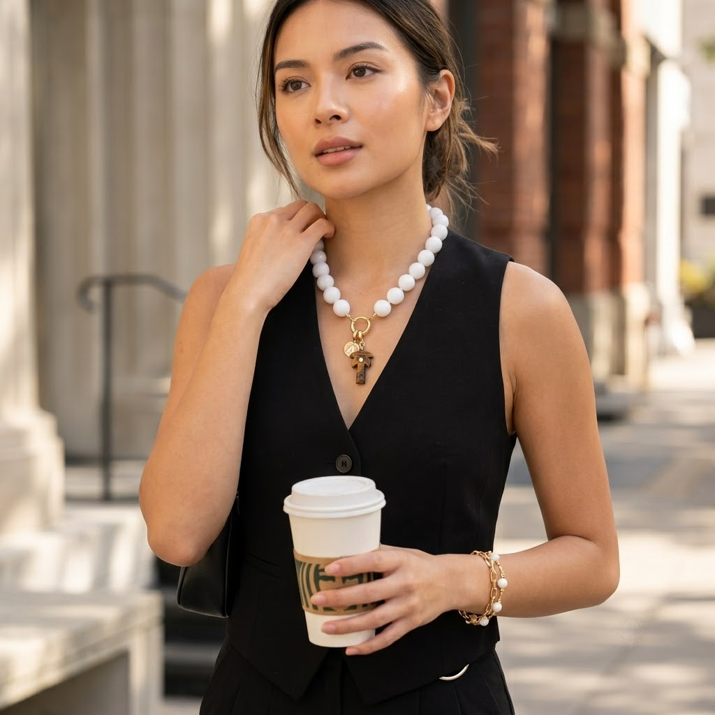 Lumia Bold Monochrome Necklace