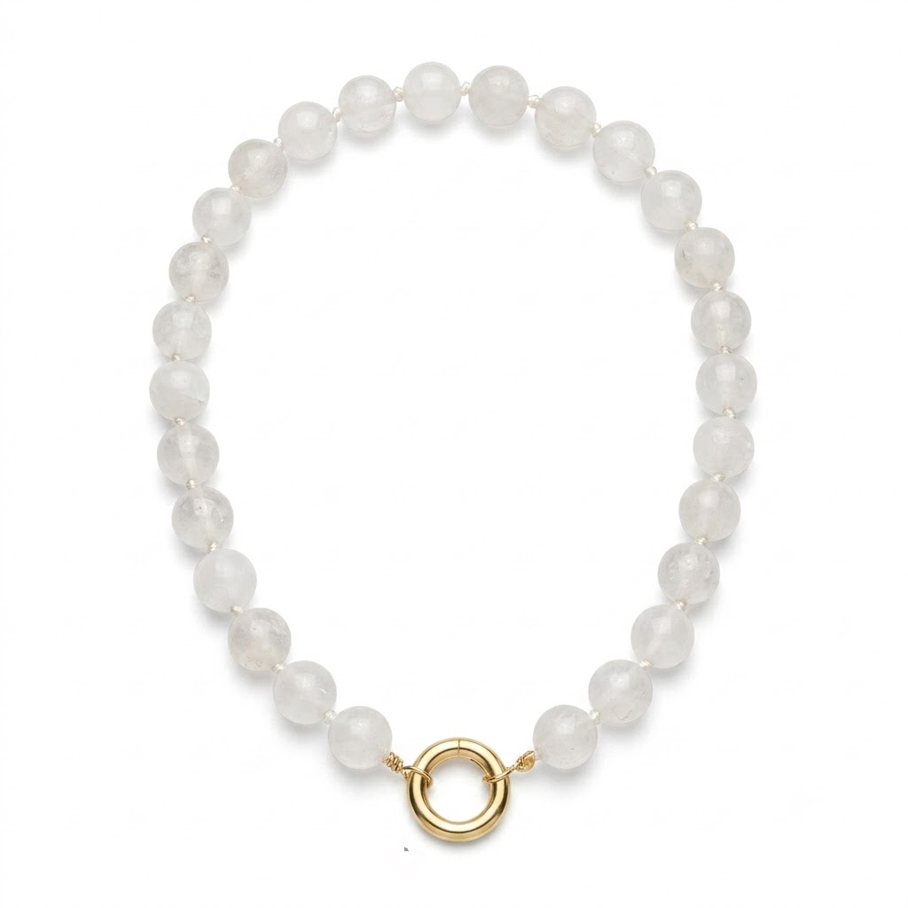 Lumia Quartz Beaded Necklace