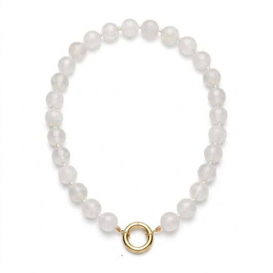 Lumia Quartz Beaded Necklace