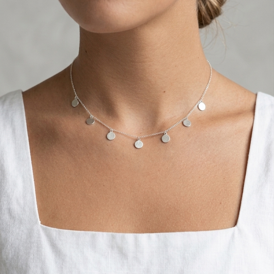 Lumi Floating Disc Necklace