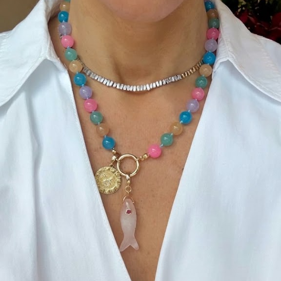 Lumia Pastel Beaded Necklace