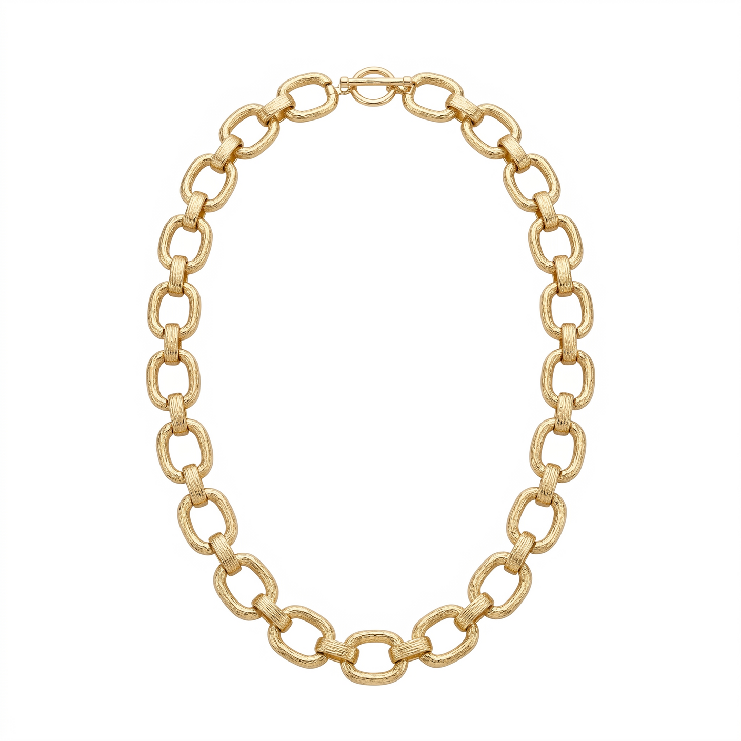 Noir Chunky Link Necklace