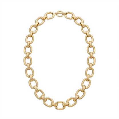 Noir Chunky Link Necklace