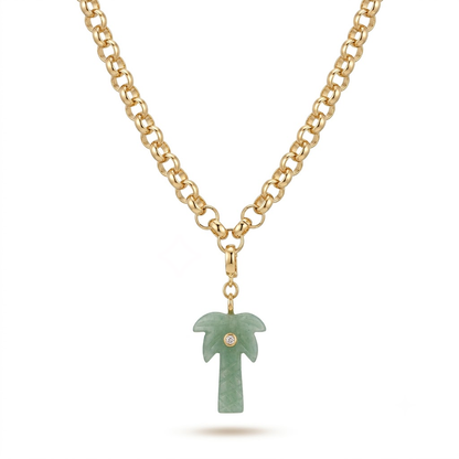 Oasis Semi-Precious Palm Tree Charm
