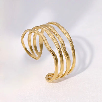 Solene Ripple Cuff Bracelet