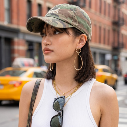 Solene Oval Drop Earrings