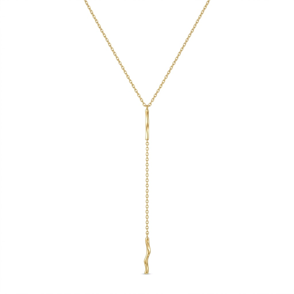 Solene Simple Y Necklace