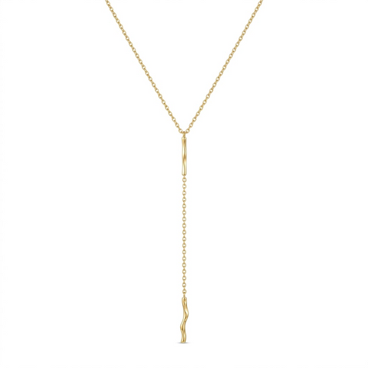 Solene Simple Y Necklace