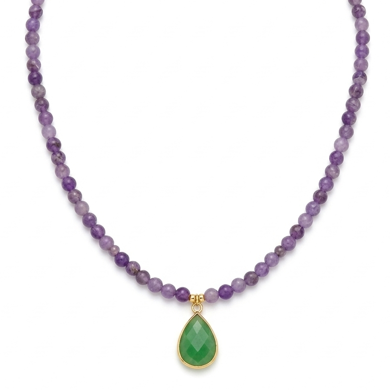 Sora Beaded Pendant Necklace