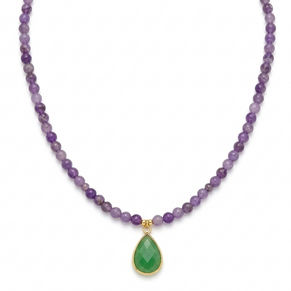 Sora Beaded Pendant Necklace