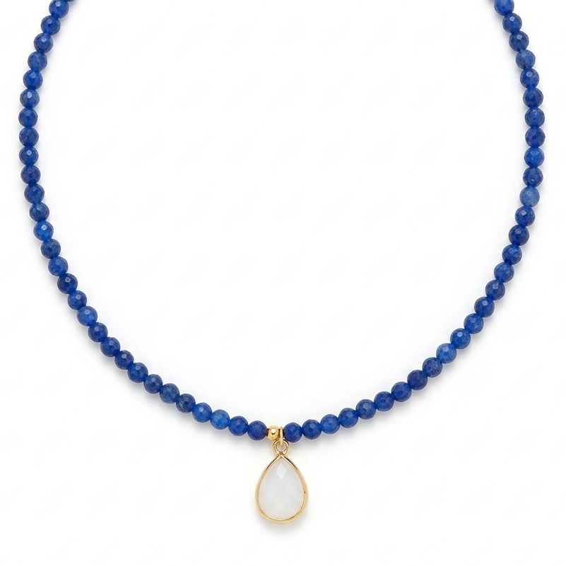 Sora Beaded Pendant Necklace