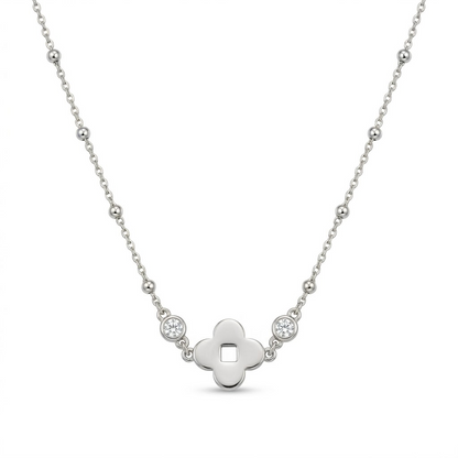 Verde Clover Ball Chain Necklace